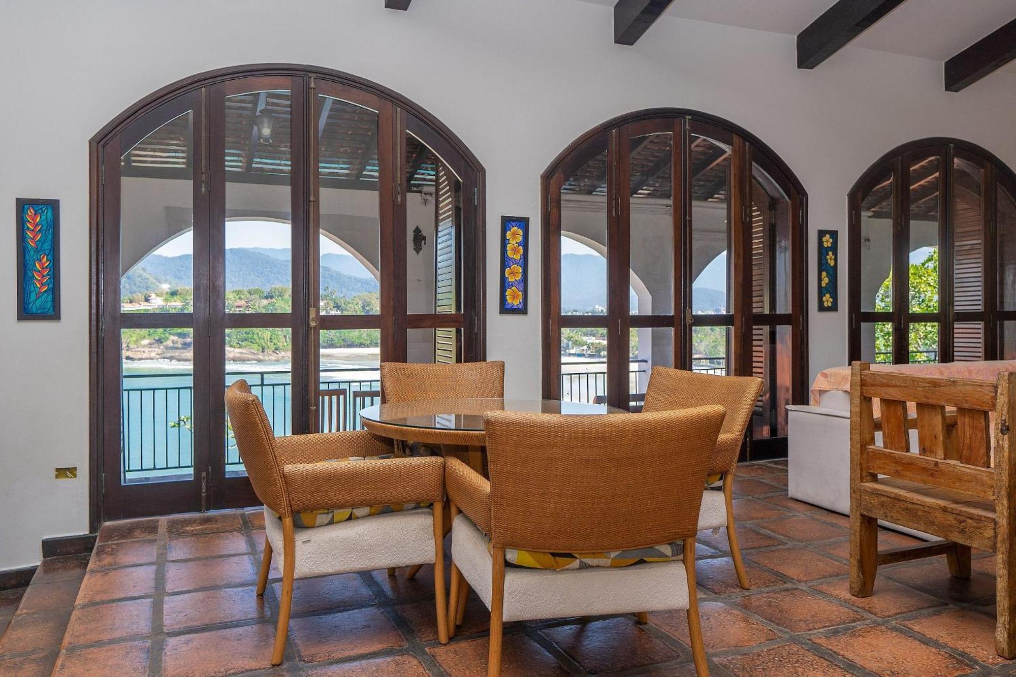 Mansao Com Area Gourmet E Vista Para A Praia Ubatuba Eksteriør billede